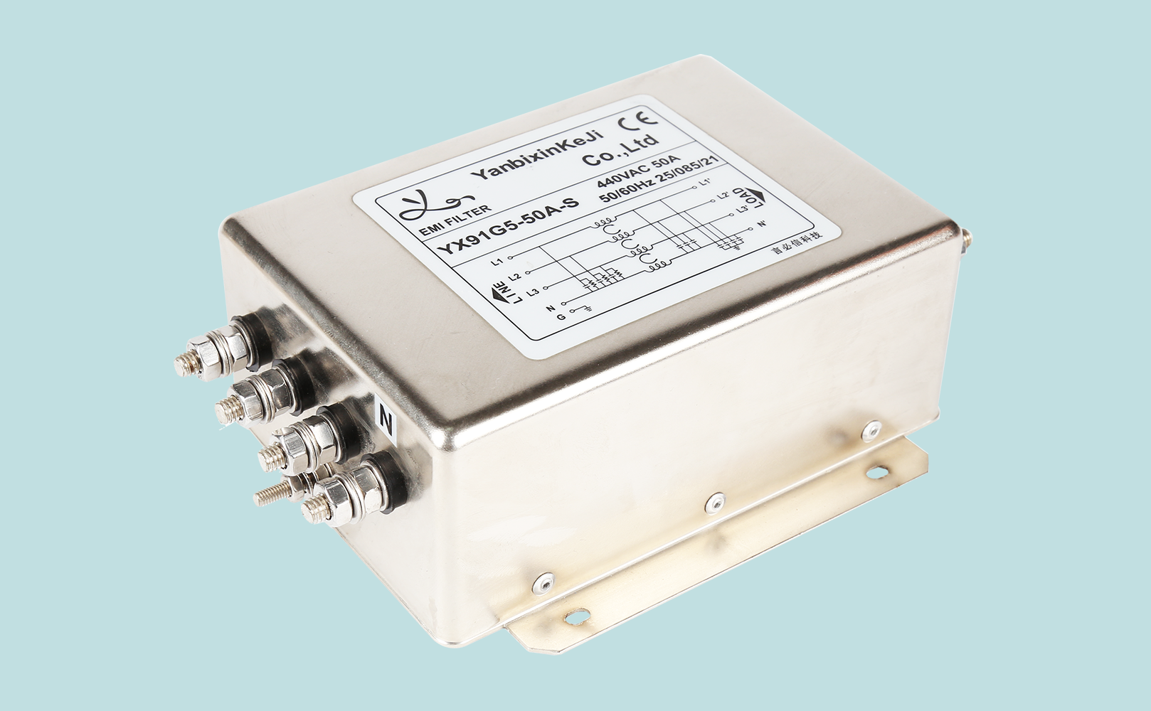 YX-91三相四線電源濾波器 YX-91三相四線電源濾波器